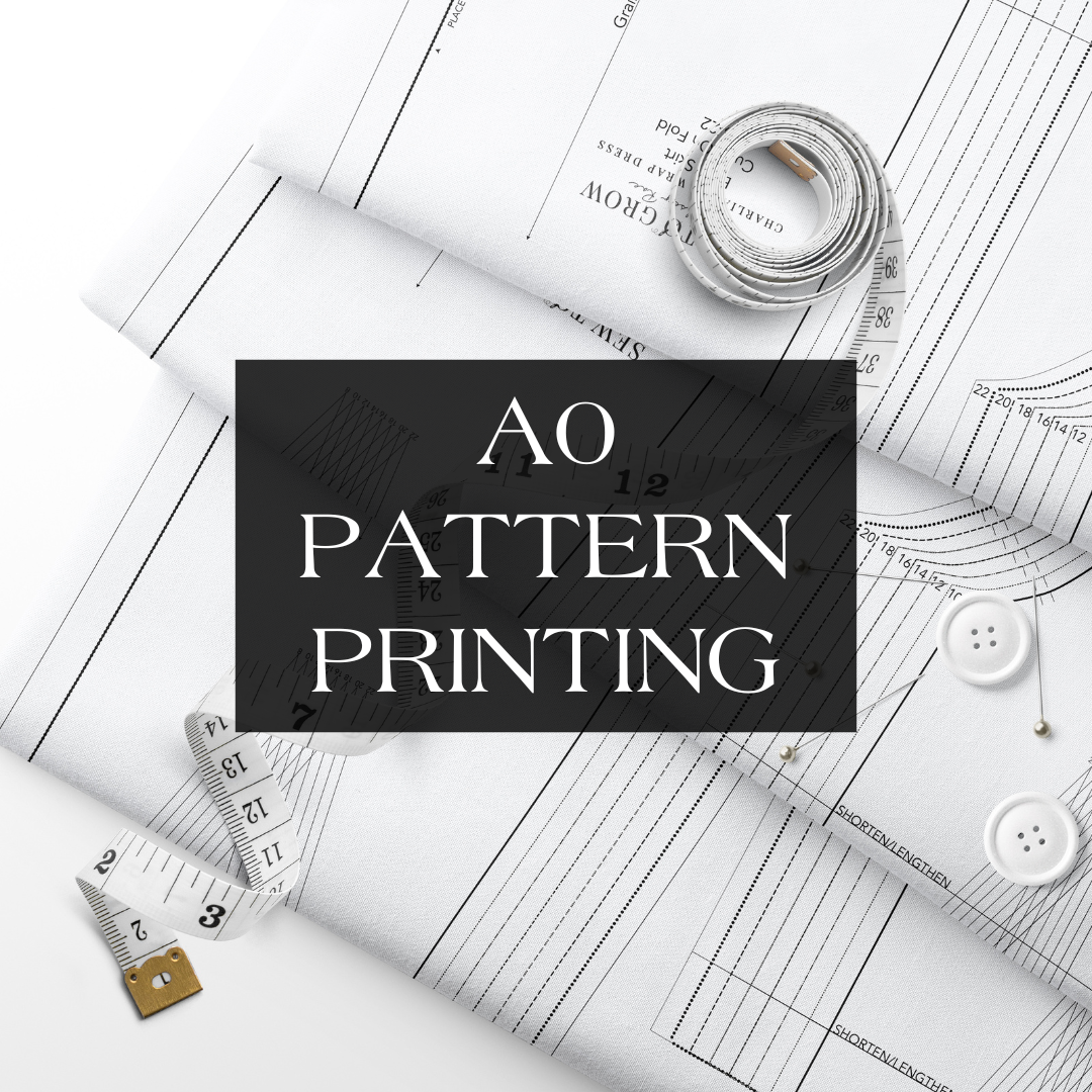 A0 Sewing Pattern Printing Services Online Fast Dispatch Melco Fabrics