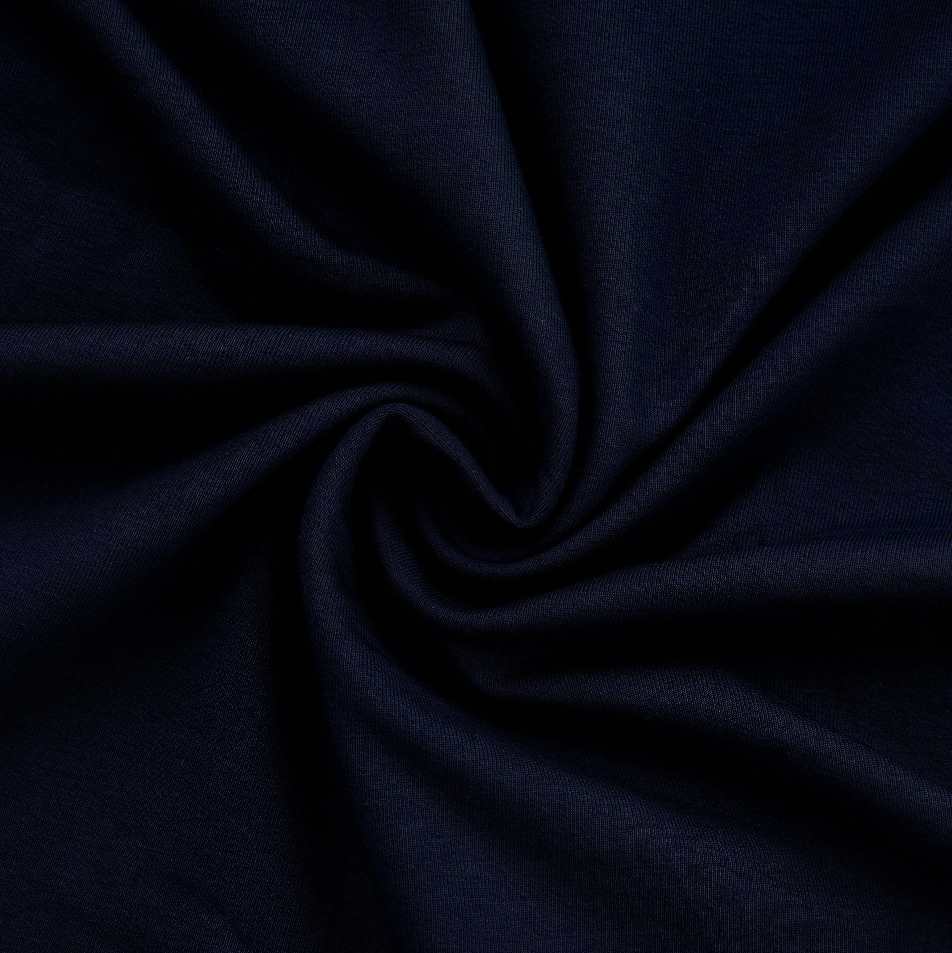 Midnight Blue - Cotton Lycra [Australian milled] - Melco Fabrics