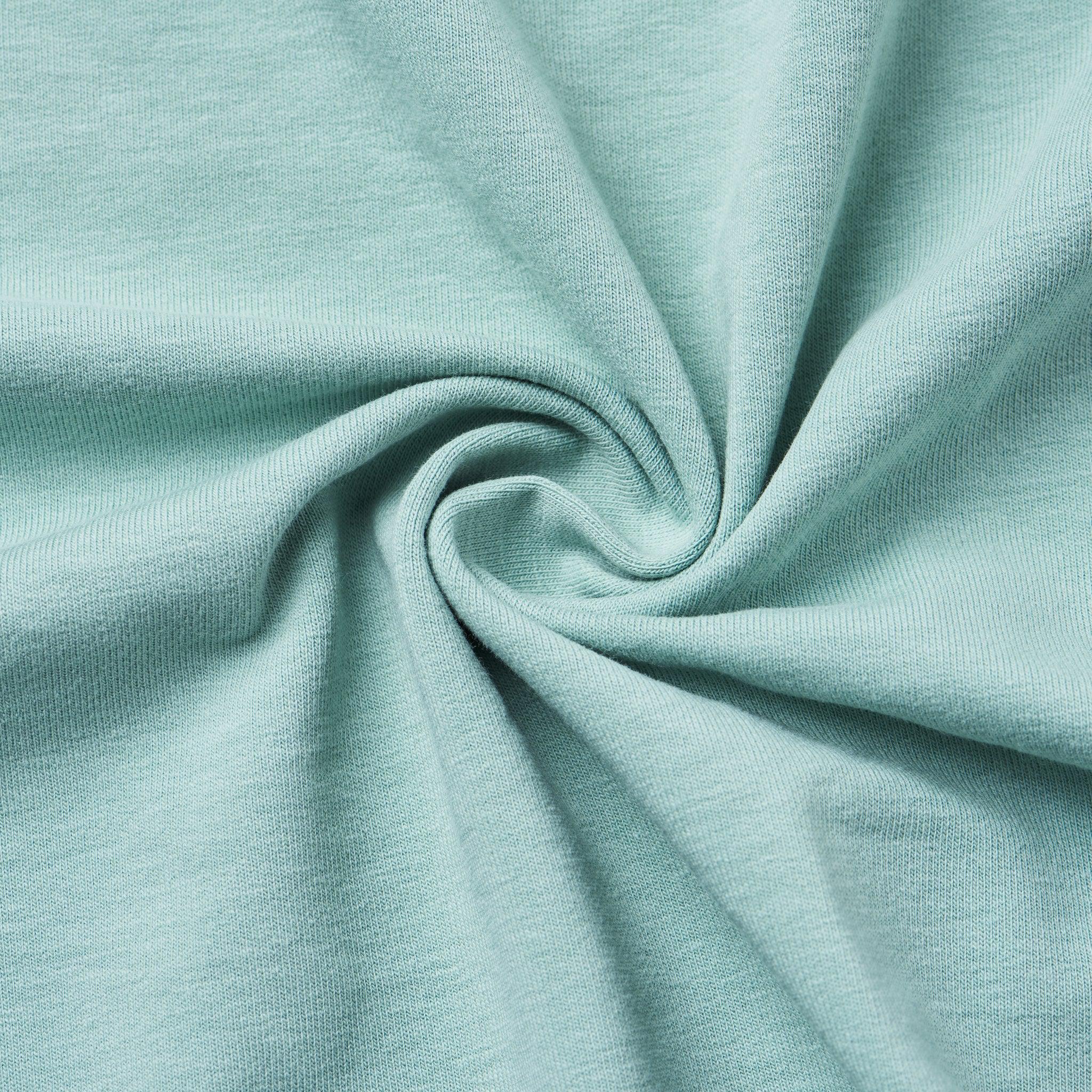 Seafoam Cotton Lycra solids australian milled fabrics online fabric shop ethical sustainable stretch australian made fabrics