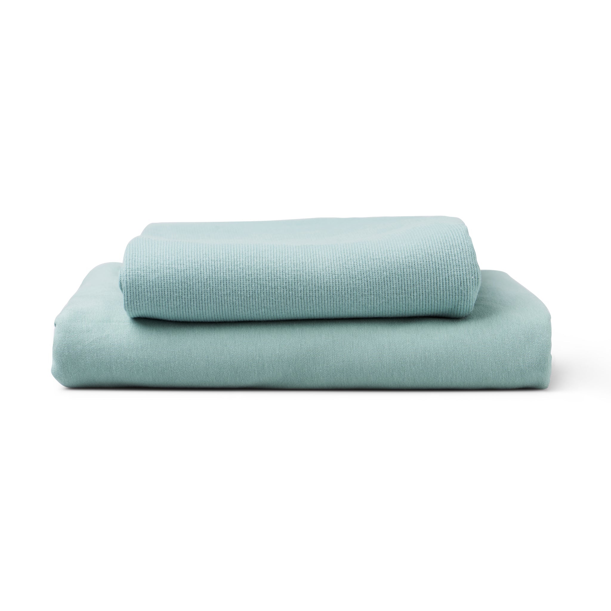 Seafoam Rib Knit Fabric cotton australia